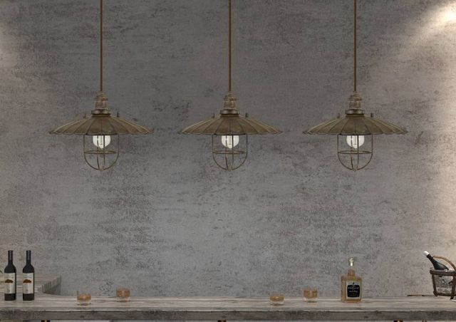 Cal® Lighting & Accessories Olive Old Rust Pendant-2
