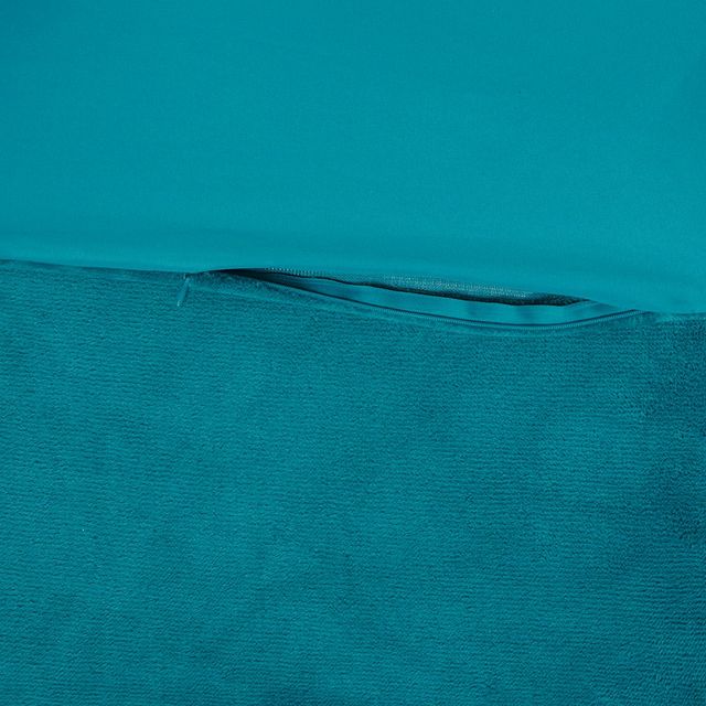 Olliix by Intelligent Design Kai Teal Twin/Twin XL Quilted Reversible Microfiber to Cozy Plush Comforter Set-3