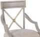 Century® Monarch Madeline Light Grey Arm Chair-1
