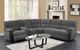 Emerald Home Aurora 3-Piece Lunar Gray Power Reclining Sectional-1