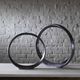Uttermost® Orbits 2-Piece Black Ring Sculptures Set-1
