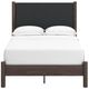 Signature Design by Ashley® Pamytta Brown Full Upholstered Panel Platform Bed-2