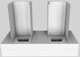 Vent-A-Hood® 48" White Contemporary Wall Mounted Range Hood-4