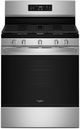 Whirlpool® 30" FingerPrint Resistant Stainless Steel Freestanding Gas Range with Air Cooking Technology-0