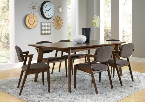 Coaster Jedda Dark Walnut Oval Dining Table
