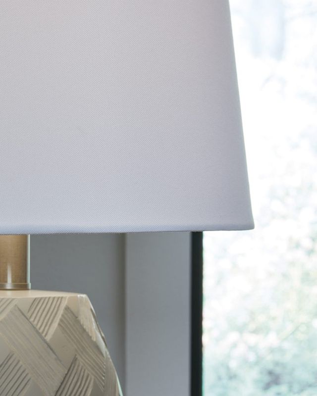 Signature Design by Ashley® Tamner Taupe Table Lamp-2