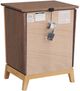 Whittier Wood® Furniture Addison Duet 3-Drawer Nightstand-5