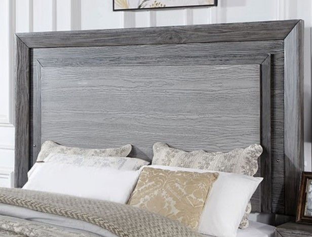Furniture of America® Raiden Gray California King Panel Bed-2