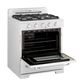 Cuisinière au gaz propane autoportante de 30 po Unique Appliances® Classic Retro Hors-Réseau de 3.9 pi³ - Blanc guimauve-3