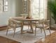 Riverside Furniture Carmella 2-Piece Pebble Oak Dining Spindle Back Arm Chair Set-1