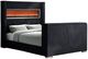 Furniture of America® Sumter Black Queen Panel Bed-0