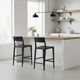 LH Home Seating Java Catania Black Counter Stool-1