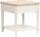 Magnussen Home® Echo Isles Driftwood/Sea Pearl Rectangular End Table-5