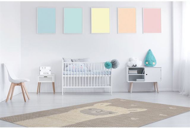 Kalora Interiors Neka Kids White 2'0" x 3'7" Rug-1