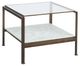 Century® Calhoun Glass Top Bunching Cocktail Table with Bronze Frame-0