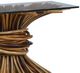 Century® Curate Knot Glass Top Console Table with Natural Base-1