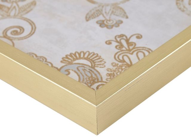 Olliix by Madison Park Golden Impressions 3 Pieces Gold Drop Lip Foil Framed Wall Art Set-1