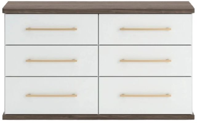 Signature Design by Ashley® Kendanport Brown/White Dresser-2