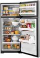 GE® 28" 16.6 Cu. Ft. Stainless Steel Top Freezer Refrigerator-3