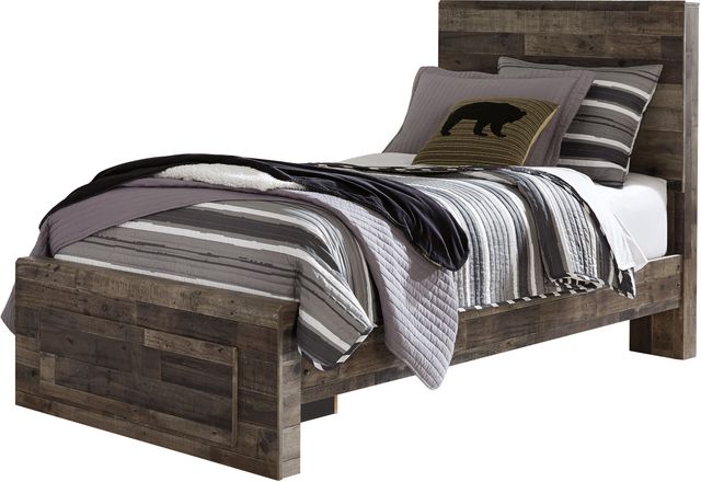 Benchcraft® Derekson Multi Gray Twin Panel Headboard-1
