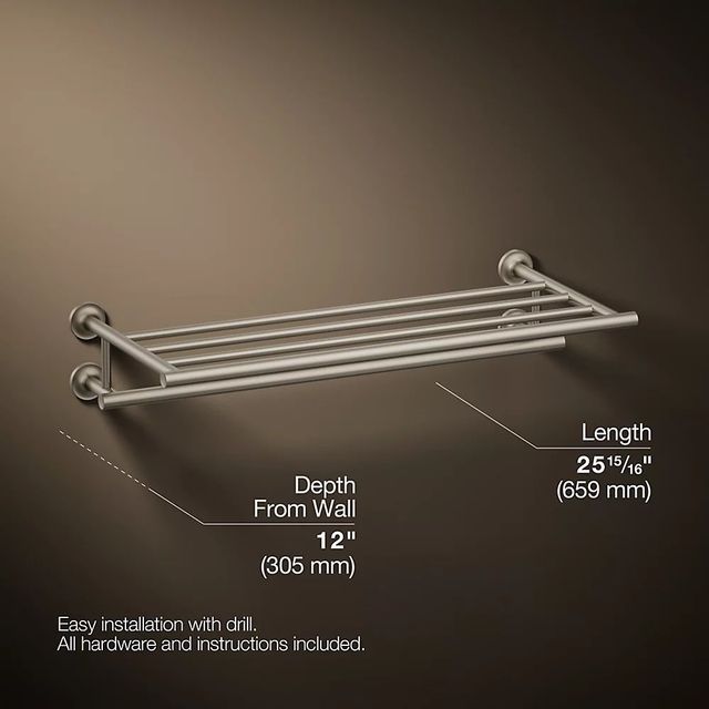 KOHLER® Riff® Vibrant Brushed Nickel Hotelier-2