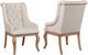 Coaster® Brockway 2-Piece Cream/Barley Brown Arm Chairs-4
