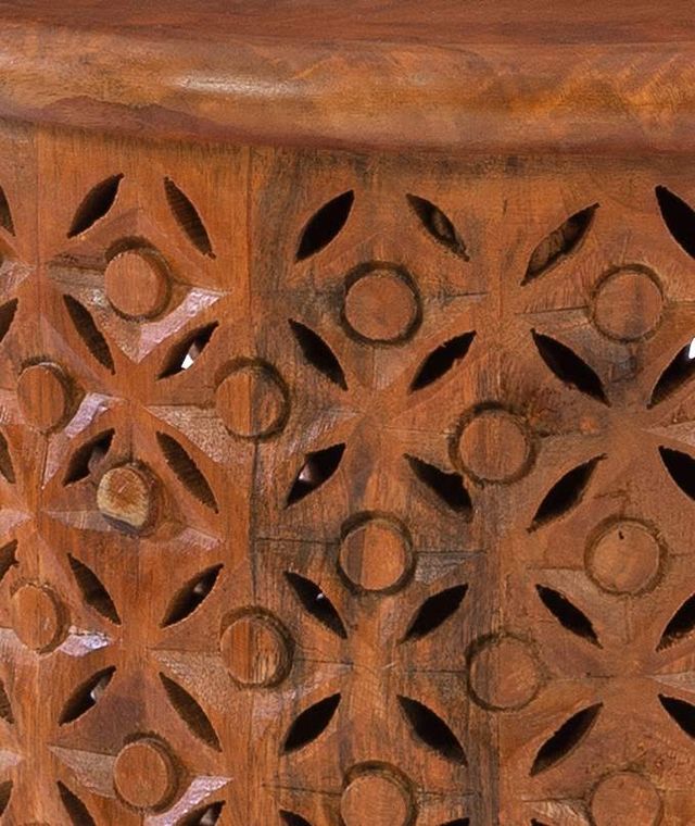 Powell® Inora Imani Terra Cotta Side Table-1