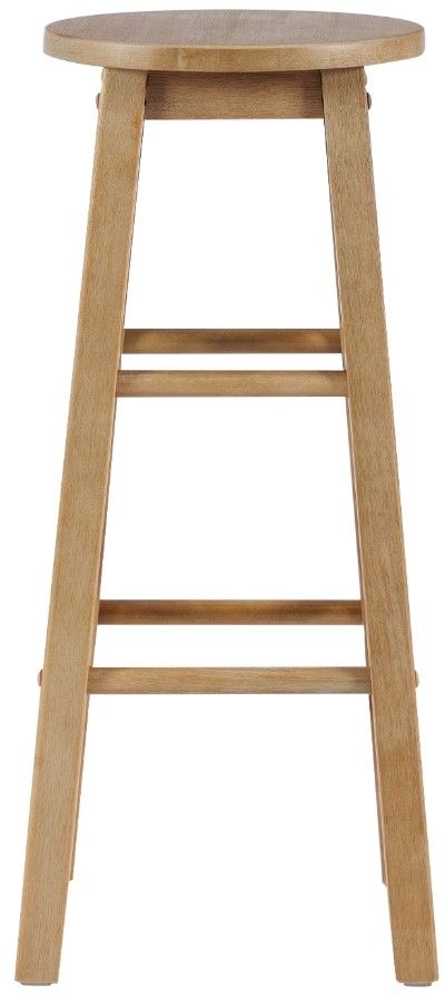 Linon Abby Gray Wash Bar Stool-2