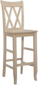 John Thomas Furniture® Customizable Select Double XX-Back Bar Stool-0