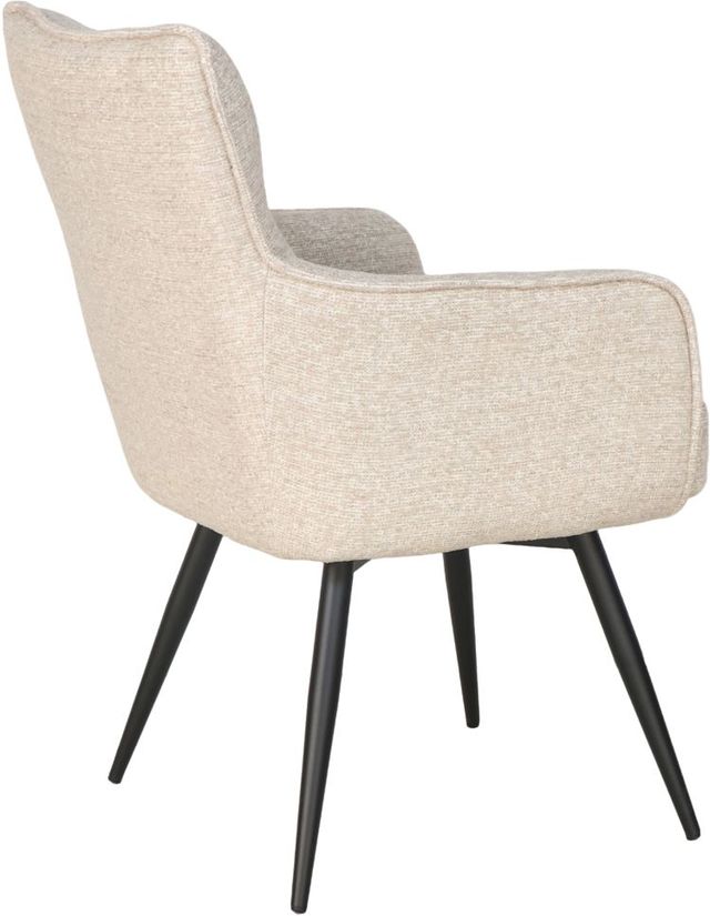Dovetail Furniture Adelise Beige Swivel Chair-2