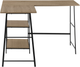 Monarch Specialties Inc. Black/Dark Taupe Corner Computer Desk-1