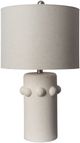 Surya Massimo Glazed Cream Table Lamp-0