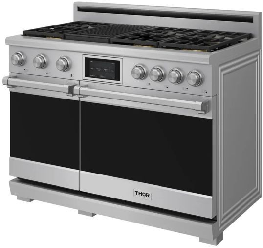 Thor Kitchen® X Series 48" Stainless Steel Freestanding Pro Style Dual Fuel LP Gas Range-3
