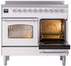 Ilve® Nostalgie II Series 40" White Pro Style Induction Range-2
