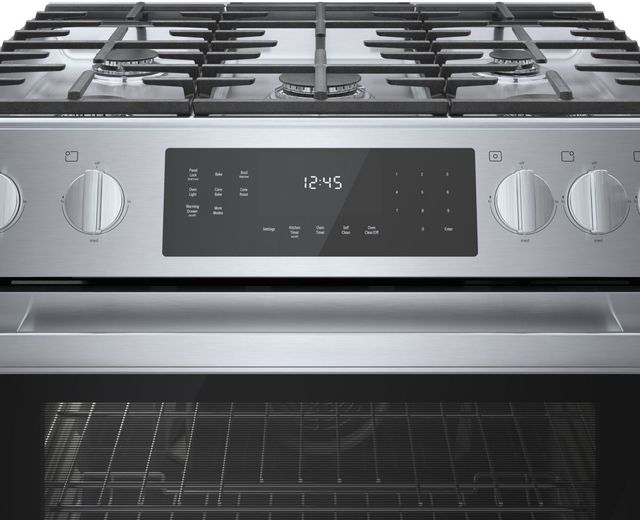 Bosch® 800 Series 30" Stainless Steel Slide In Gas Range-10