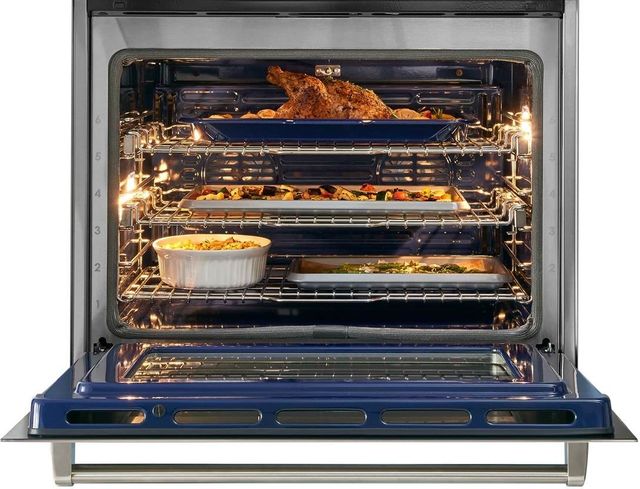 Wolf® E Series 30" Stainless Steel Professional Built in Single Electric Wall Oven-2