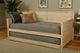 Kodiak Furniture Marisa Taxi Seaport/Weathered White Twin Pop Up Bed with Mattress-4