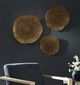 Uttermost® Radiance 3-Piece Gold/Natural Wall Decor Set-1