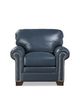 Craftmaster® Customizable CM Leather Pleated Rolled Arm Chair-0