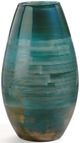 Giftcraft Blue-Green/Copper Glass Vase-0