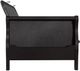 dhp furniture® Espresso Wood Futon Frame with Arms-3