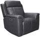 Flexsteel® Amelia Charcoal Power Recliner with Power Headrest and Lumbar-0