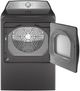 GE Profile™ 7.4 Cu. Ft. Diamond Gray Front Load Natural Gas Dryer -1
