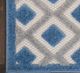 Nourison Home™ Aloha Blue Gray 5'x8' Style 3 Area Rug-3