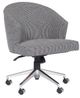 Vanguard Furniture® Vanguard Charley Chrome/Joni Black Desk Chair-0
