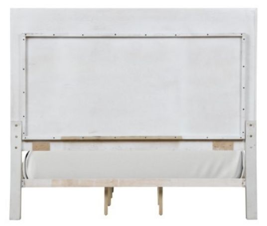 Furniture of America® Stella Mia Creamy White Queen Panel Bed-3