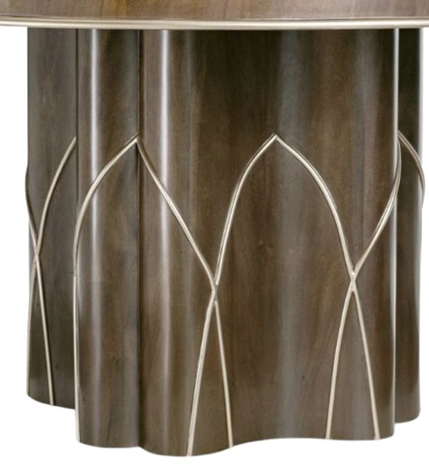 Michael Amini® Villa Cherie Hazelnut Round Dining Table-3