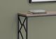 Monarch Specialties Inc. Taupe 44"L Hall Console Table with Black Metal Base -2