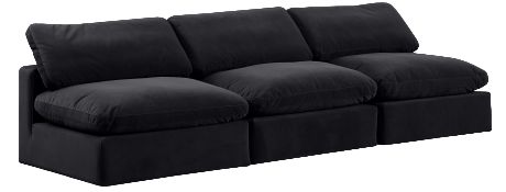 Meridian Furniture Comfy Velvet Sofa-0