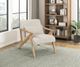 Homelegance® Chevron Beige/Brown Accent Chair-1